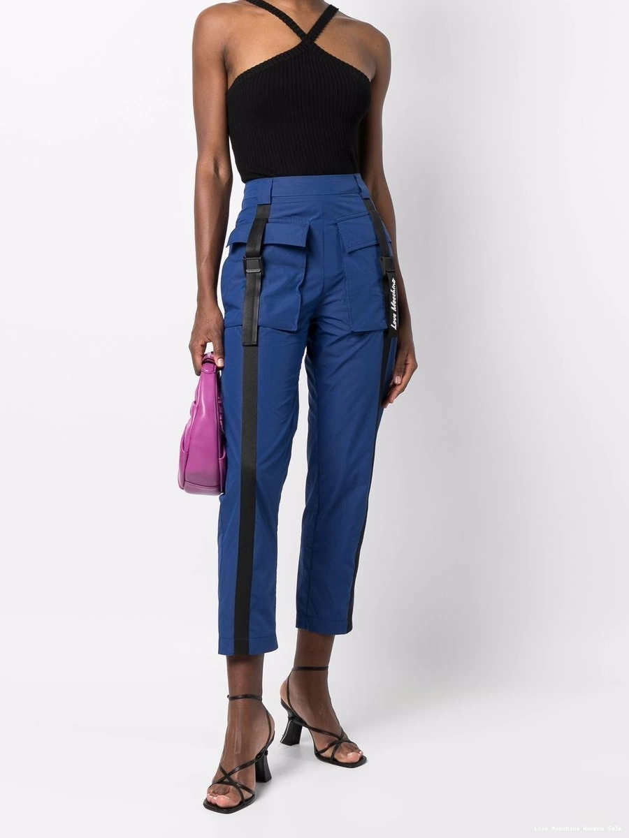 Cheap trousers Love Women cropped cargo Moschino 0421